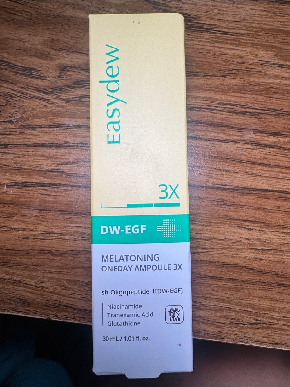NIB Easydew 3X DW-EGF Melatoning Oneday Ampoule 30 ml